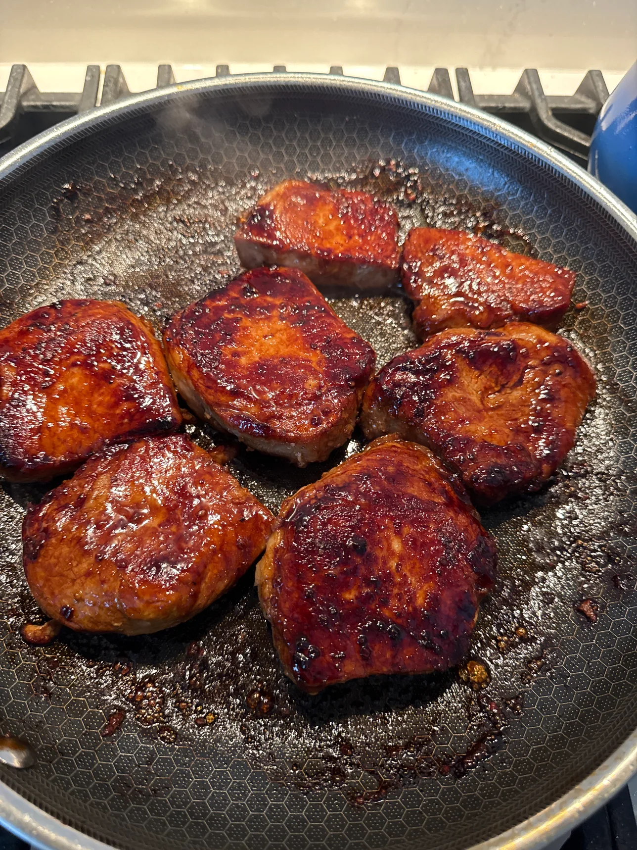 Honey Ginger Ribeye Pork Chops