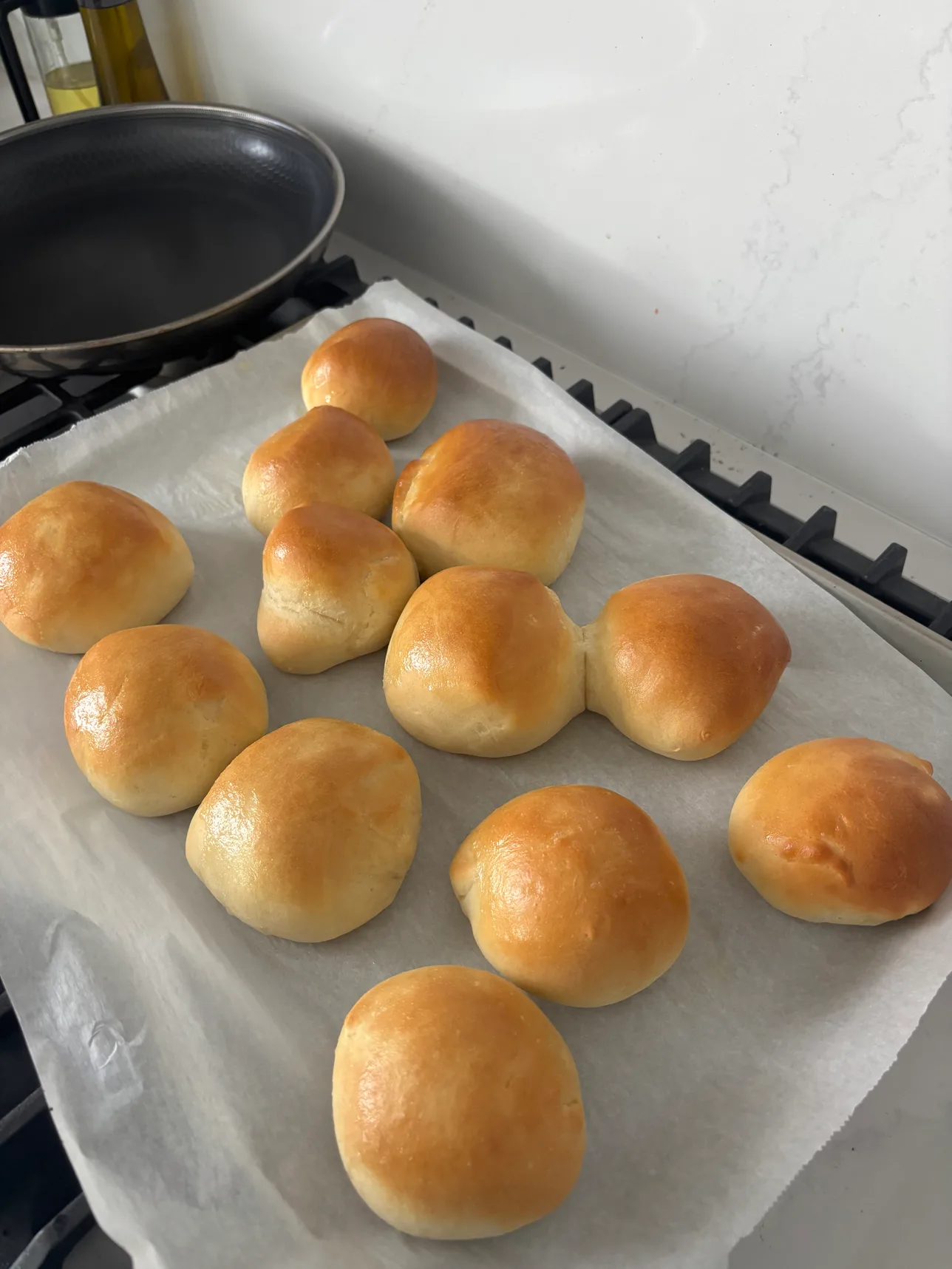 Soft Stand Mixer Buns