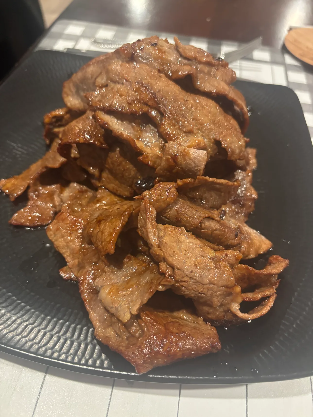 Japanese BBQ Beef Strips (Pan-Seared, No Skewers)