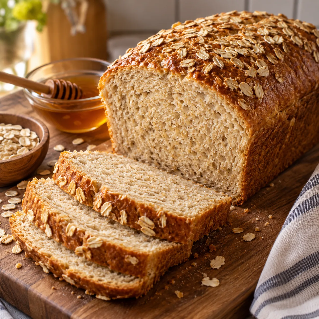 Honey Oatmeal Bread